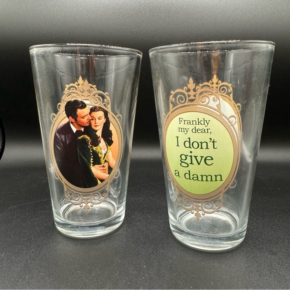 Gone With The Wind Drinking Set of 2